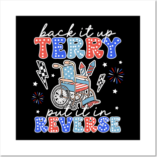 Put It In Reverse Terry Cute Funny July 4th Gift For Boys Girl Kids Posters and Art